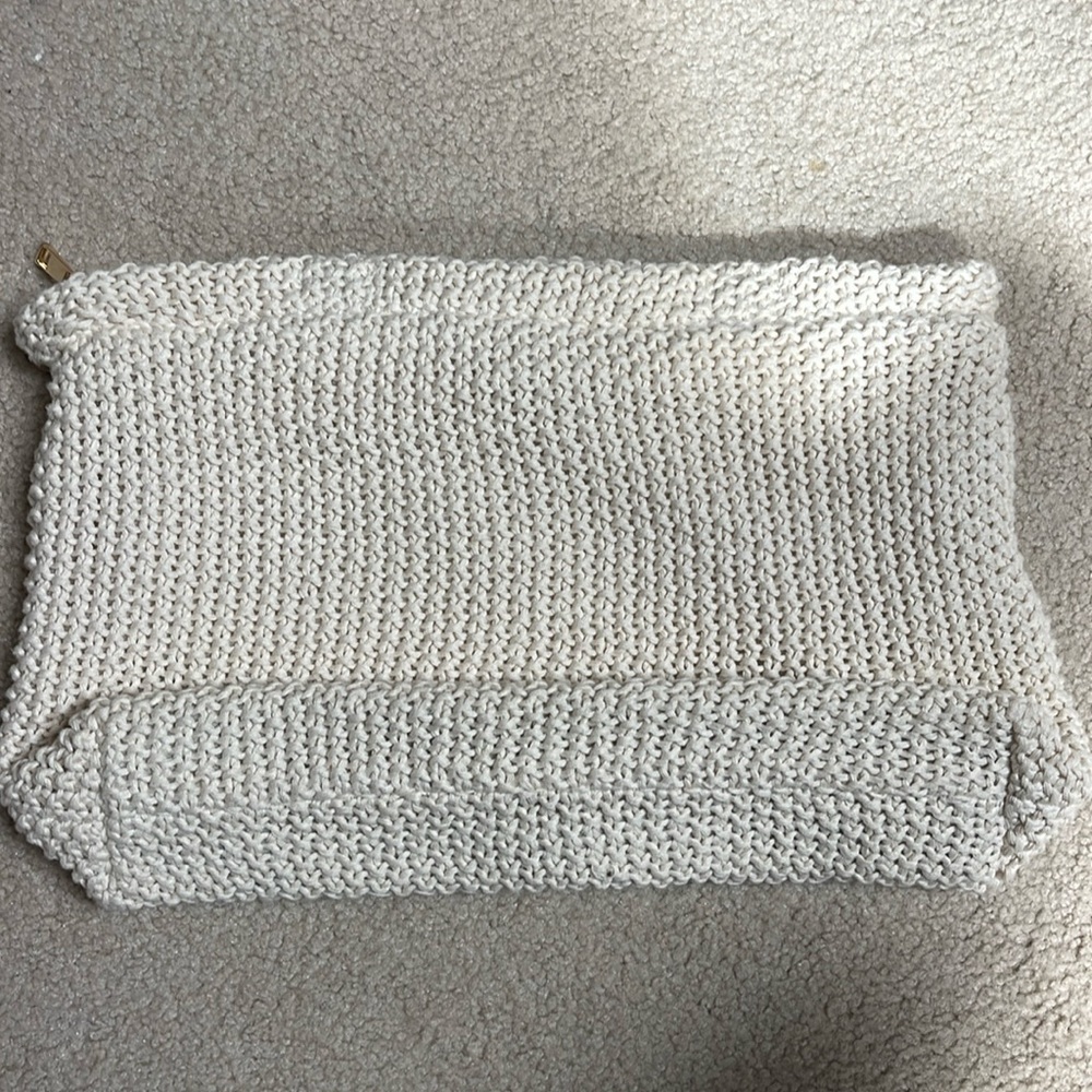 Large woven clutch